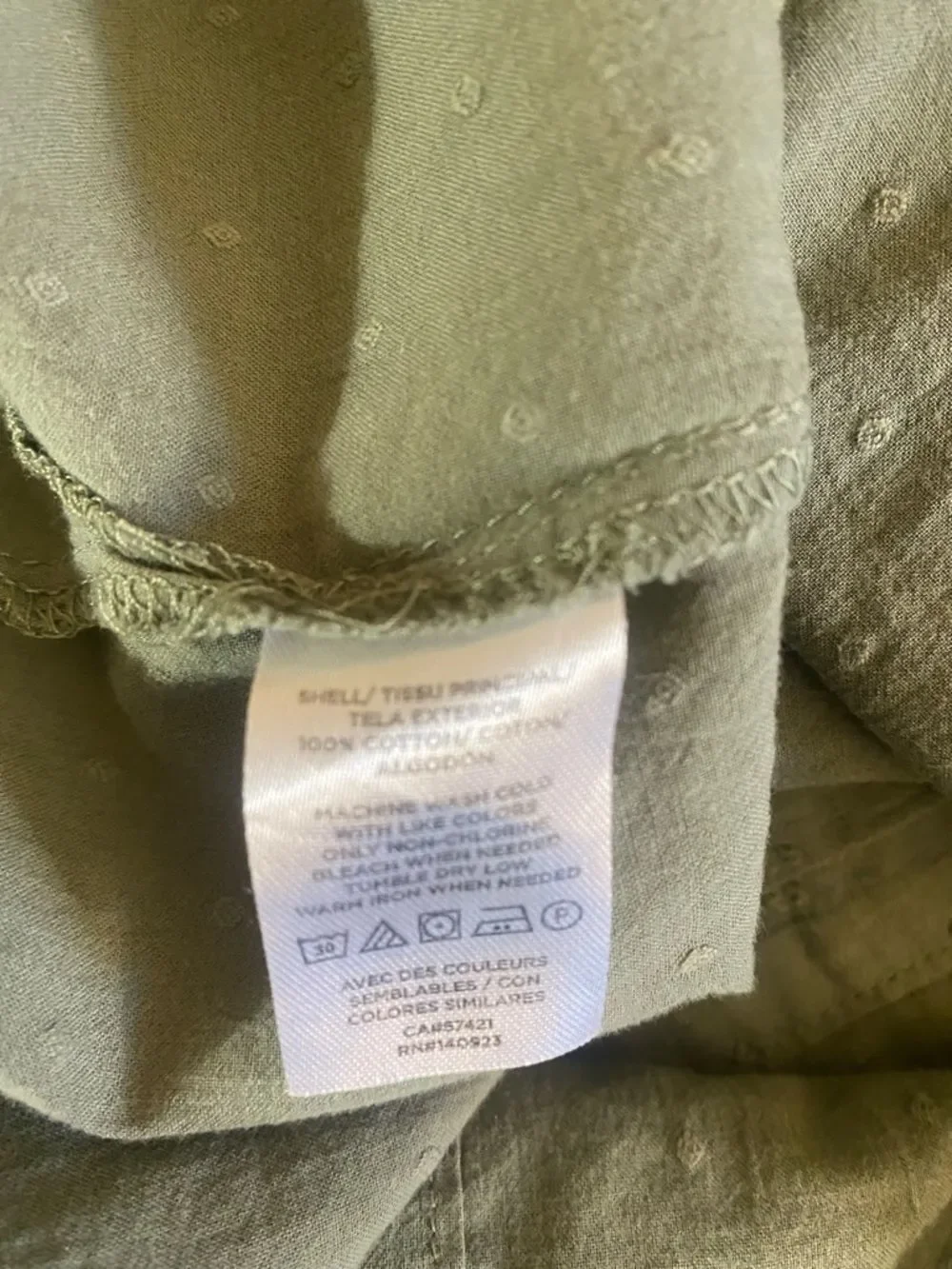 Loft Women’s Olive Green Puff-Sleeve Top